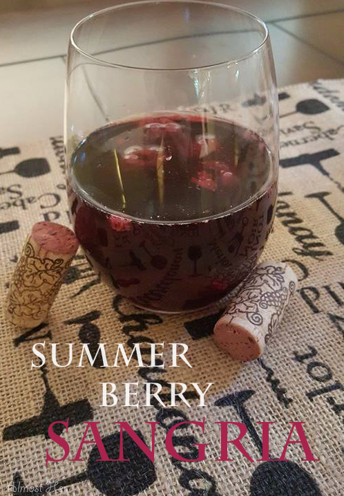 Delish Summer Berry Sangria at Almost Her Blog!