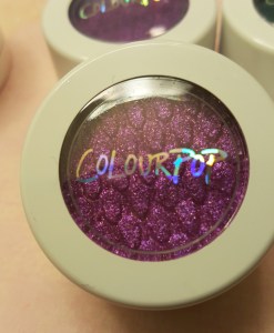 ColourPop Eyeshadow in Fantasy. Swatches at AlmostHerBlog.com