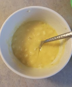 EASY Blueberry Banana Protein Pancake from Almost Her Blog! #easy #blueberry #banana #protein #pancake