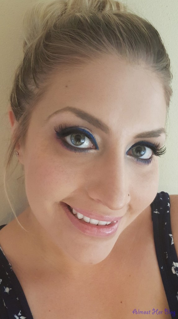 4th of July Eyeshadow Look!  Red, White, and Blue from Almost Her Blog! #makeup