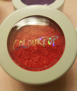 ColourPop Eyeshadow in Erotic. Swatches at AlmostHerBlog.com