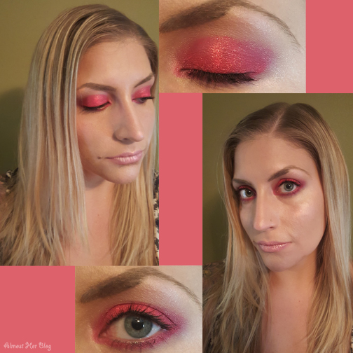 ColourPop look with eyeshadow 