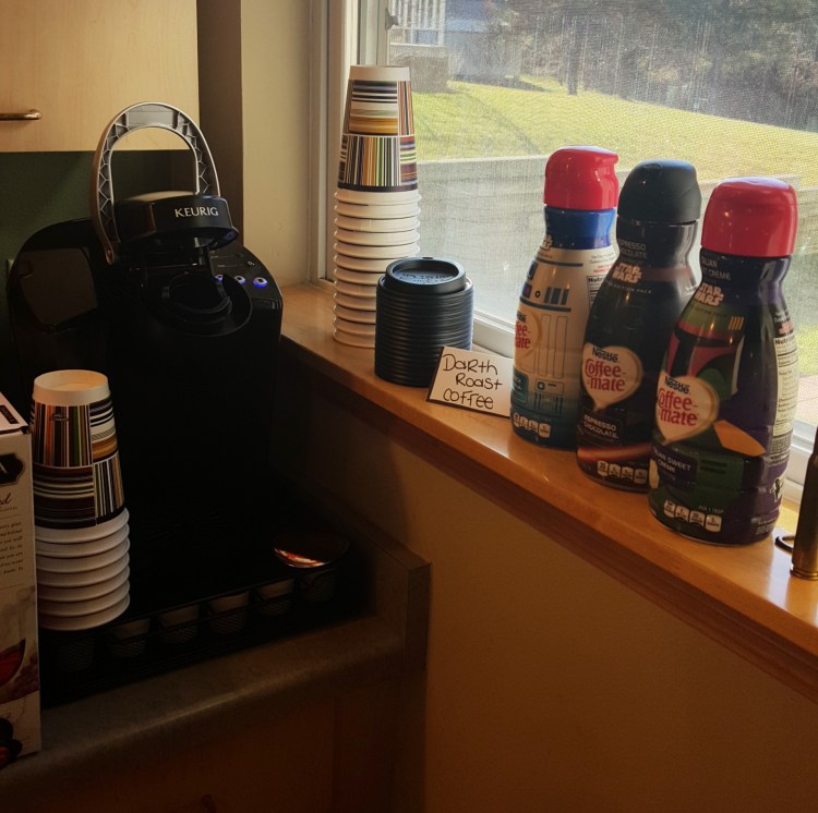 Darth Roast Coffee with Star Wars Creamers #DarthRoast #StarWarsCreamer