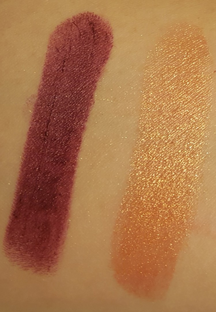 Covergirl Star Wars Lipstick Swatch #starwars #lipstick #gold
