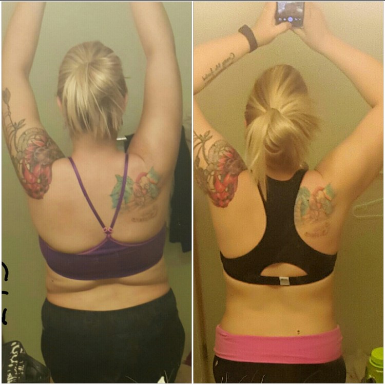5 month progress photo #progress #motivation #fitness www.almostherblog.com