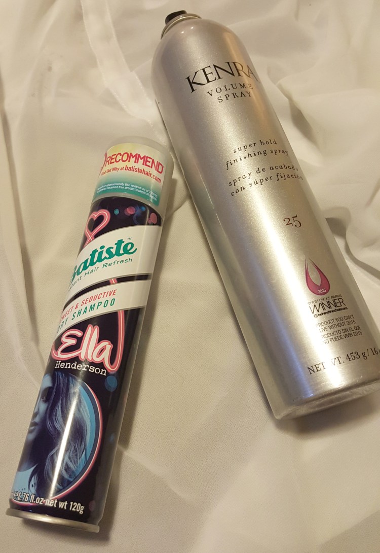 Batiste Dry Shampoo in Ella Henderson and Kenra Volume Spray in 25 #batiste #kenra #hairproducts #hairspray #dryshampoo www.almostherblog.com