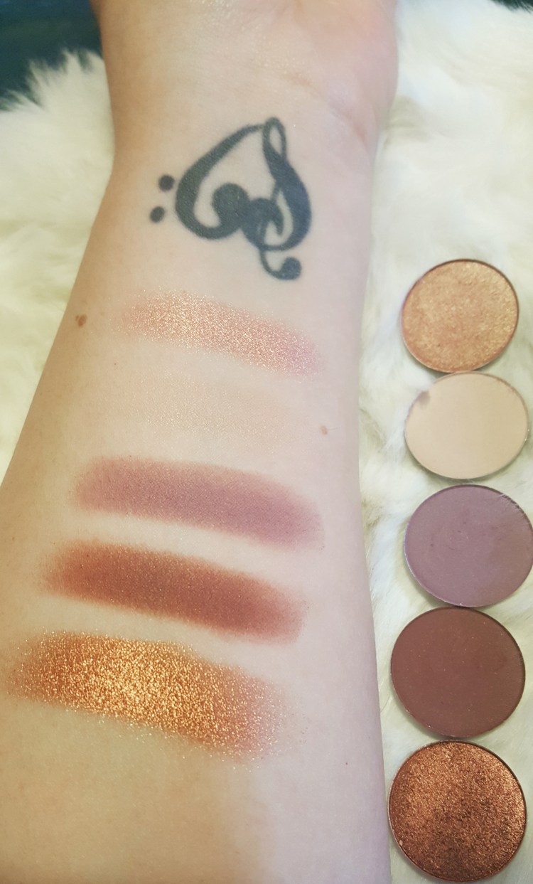ColourPop Pressed Shadow swatches at Almost Her Blog! #colourpopswatches #colourpopressedpowders